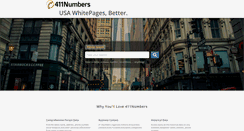 Desktop Screenshot of 411numbers.com